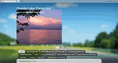 Desktop Screenshot of oneidalakechronicles.blogspot.com