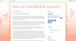Desktop Screenshot of diaryofapetrifiedpoleinstructor.blogspot.com
