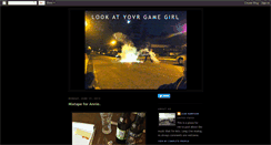 Desktop Screenshot of lookatyourgamegirl.blogspot.com