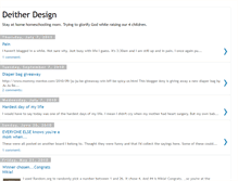 Tablet Screenshot of deitherdesign.blogspot.com