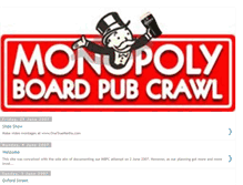 Tablet Screenshot of monopolyboardpubcrawl.blogspot.com