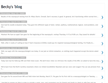 Tablet Screenshot of beckysblog.blogspot.com