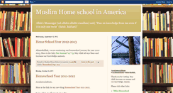 Desktop Screenshot of homeschoolinamerica.blogspot.com