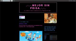 Desktop Screenshot of mejorsinprisa.blogspot.com