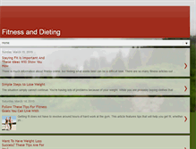 Tablet Screenshot of fitness-diets.blogspot.com