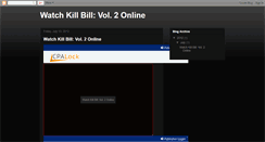 Desktop Screenshot of kill-bill-vol-2-full-movie.blogspot.com