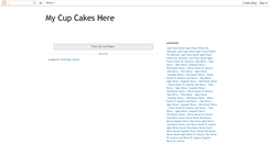 Desktop Screenshot of mycupcakeshere.blogspot.com