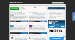 Desktop Screenshot of abdulmuneernk.blogspot.com