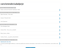 Tablet Screenshot of cancionesdeciudadpeje.blogspot.com