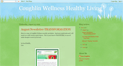 Desktop Screenshot of coughlinwellness.blogspot.com