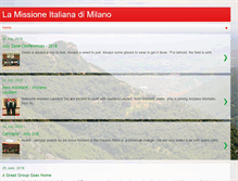 Tablet Screenshot of missionemilano.blogspot.com
