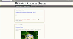 Desktop Screenshot of deborahgilbertsmith.blogspot.com