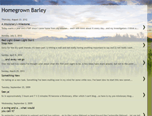 Tablet Screenshot of homegrownbarley.blogspot.com