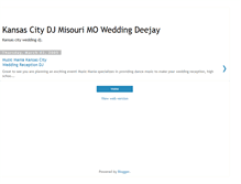 Tablet Screenshot of kansas-city-wedding-dj.blogspot.com