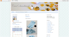 Desktop Screenshot of carolclayhandiwork.blogspot.com