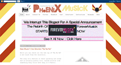 Desktop Screenshot of phoenixmusick.blogspot.com