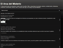 Tablet Screenshot of elarcadelmisterio.blogspot.com