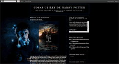 Desktop Screenshot of cosasutilesdeharrypotter.blogspot.com