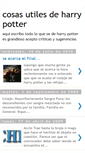 Mobile Screenshot of cosasutilesdeharrypotter.blogspot.com