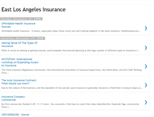 Tablet Screenshot of eastlosangelesinsurance.blogspot.com