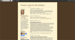 Desktop Screenshot of craftsfortheholidays.blogspot.com