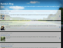 Tablet Screenshot of bundysblog.blogspot.com