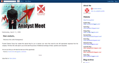 Desktop Screenshot of analystmeet.blogspot.com