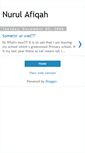 Mobile Screenshot of nurulafiqah.blogspot.com