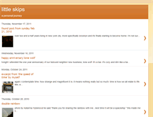 Tablet Screenshot of littleskips.blogspot.com