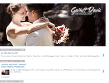 Tablet Screenshot of garrettdavisweddings.blogspot.com