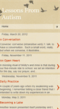 Mobile Screenshot of lessonsfromautism.blogspot.com