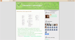 Desktop Screenshot of latecnologiaeducativa1.blogspot.com