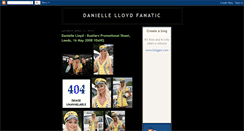 Desktop Screenshot of daniellelloydfanatic.blogspot.com