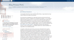Desktop Screenshot of blogprensaperu.blogspot.com