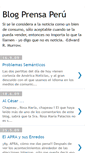 Mobile Screenshot of blogprensaperu.blogspot.com
