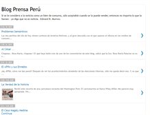 Tablet Screenshot of blogprensaperu.blogspot.com