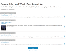 Tablet Screenshot of gameslifeandwhatiseearoundme.blogspot.com