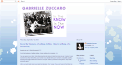 Desktop Screenshot of gabriellezuccaro.blogspot.com