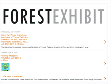 Tablet Screenshot of forestexhibit.blogspot.com