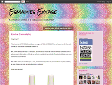 Tablet Screenshot of esmaltesextase.blogspot.com