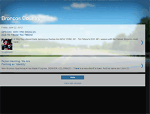 Tablet Screenshot of denverbroncoscountry.blogspot.com
