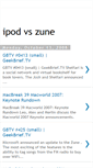 Mobile Screenshot of ipod-versus-zune.blogspot.com