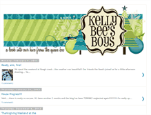 Tablet Screenshot of kellybeesboys.blogspot.com