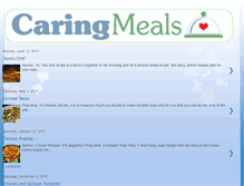 Tablet Screenshot of caringmeals.blogspot.com