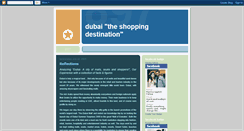 Desktop Screenshot of dubaitheshoppingdestination.blogspot.com