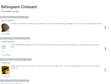 Tablet Screenshot of delcroissant.blogspot.com