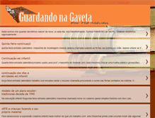 Tablet Screenshot of guardandonagaveta.blogspot.com