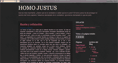 Desktop Screenshot of homojustus.blogspot.com