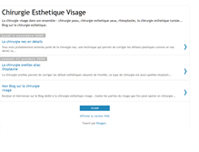 Tablet Screenshot of chirurgievisage.blogspot.com