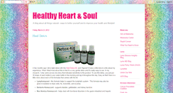 Desktop Screenshot of healthyheartandsoul.blogspot.com
